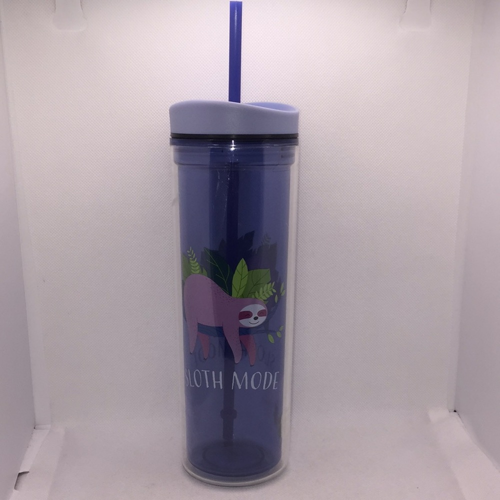 Cool Gear Sloth Mode 20 oz Tumbler with Straw